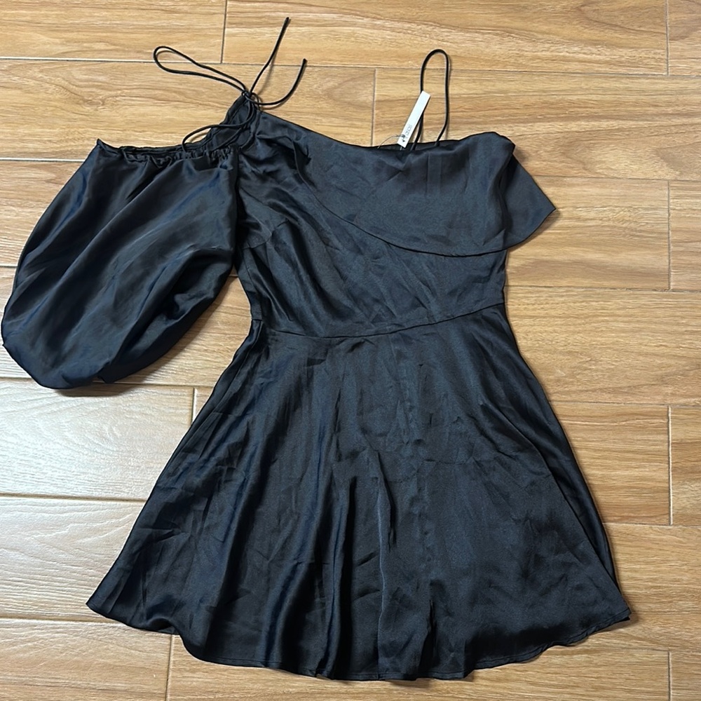 ASOS Black One-Shoulder Dress